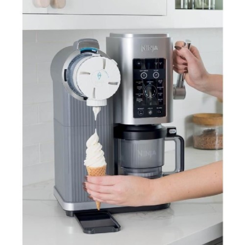 ICE CREAM MAKER  NC701EU CREAMY SWIRL 13IN 1 BLACK/INOX 0.48LT 800W